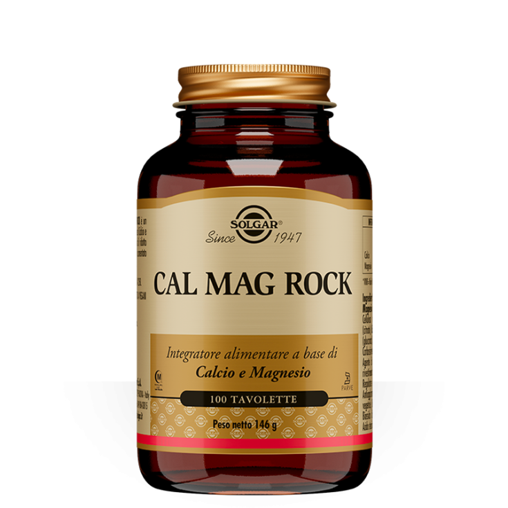 Cal Mag Rock Solgar 100 Comprimés