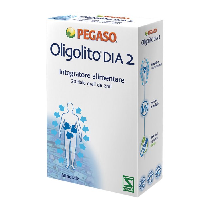 Pegaso® Oligolito® DIA 2 Complément Alimentaire 20 Ampoules 2 ml