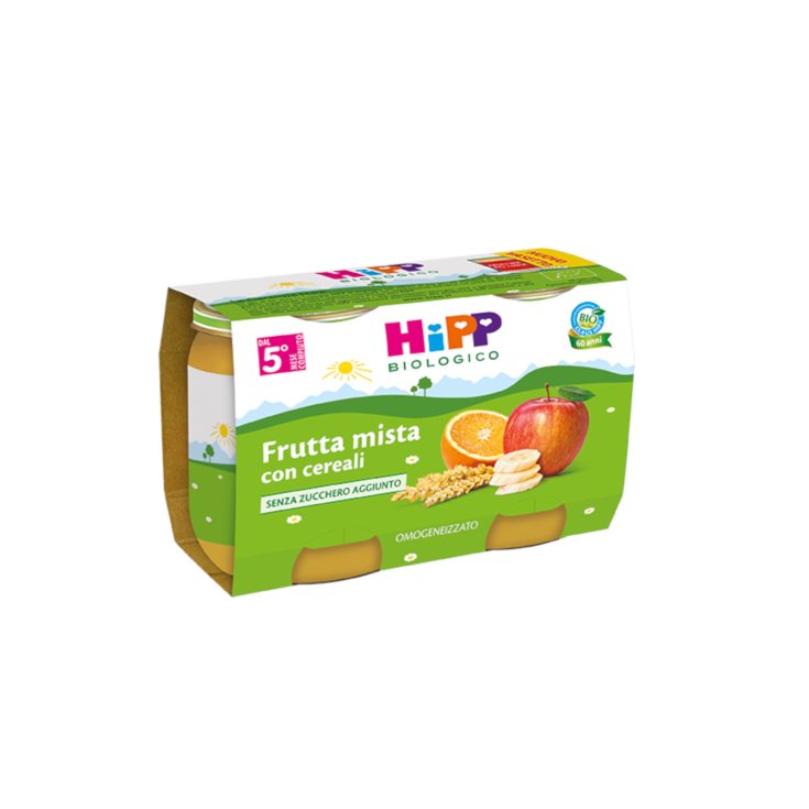 Mélange De Fruits Aux Céréales HiPP Bio 2x125g