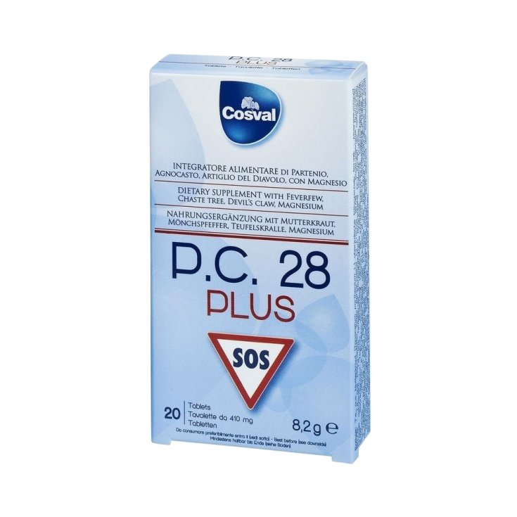 Cosval PC 28 Plus Complément Alimentaire 20 Comprimés de 410 mg