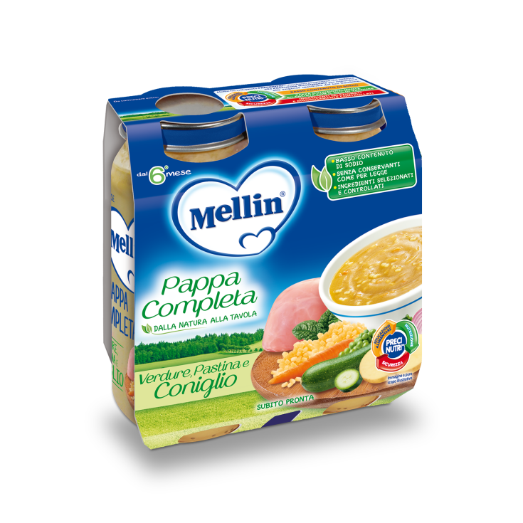 Repas Complet Melin Légumes Pastina Lapin 2x250g