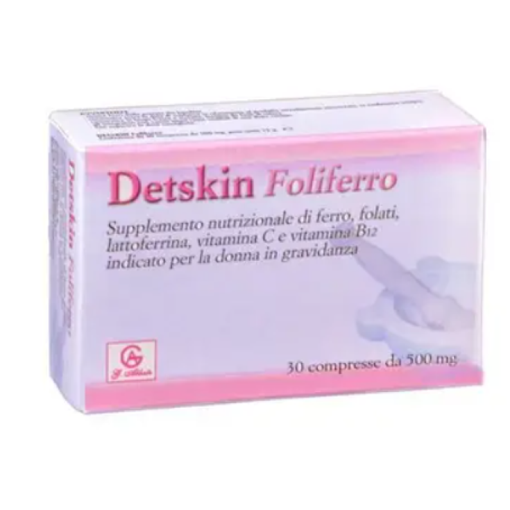 Detskin Foliferro Complément Alimentaire 30 Comprimés