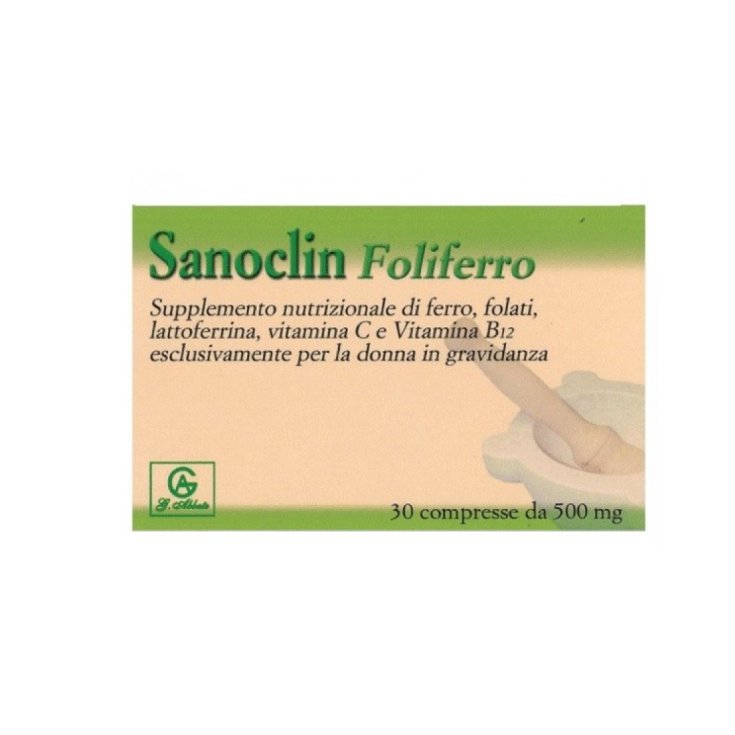 Sanoclin Foliferro Complément Alimentaire 30 Comprimés