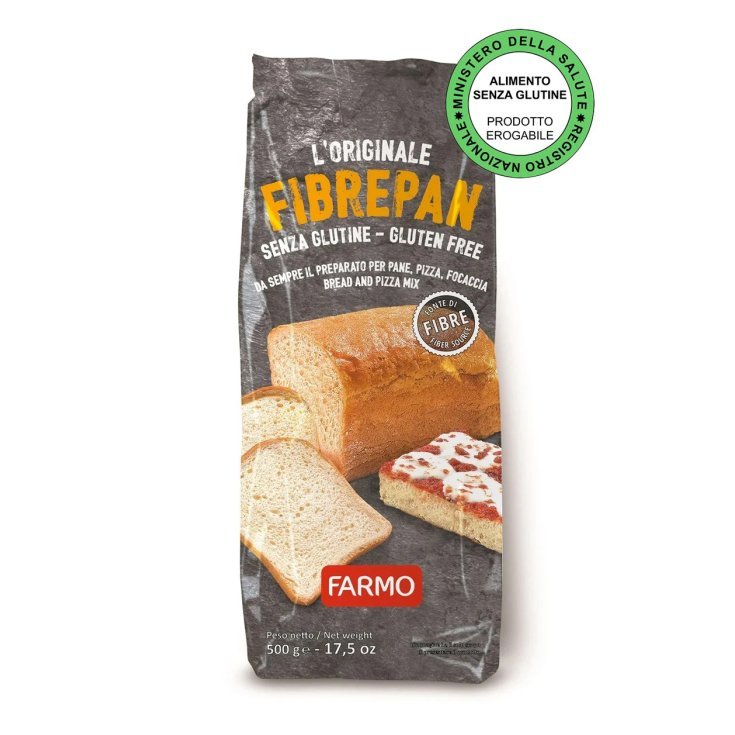 Farmo FibrePan Préparé Pour Pain Et Pizza Et Focaccia Sans Gluten 500g