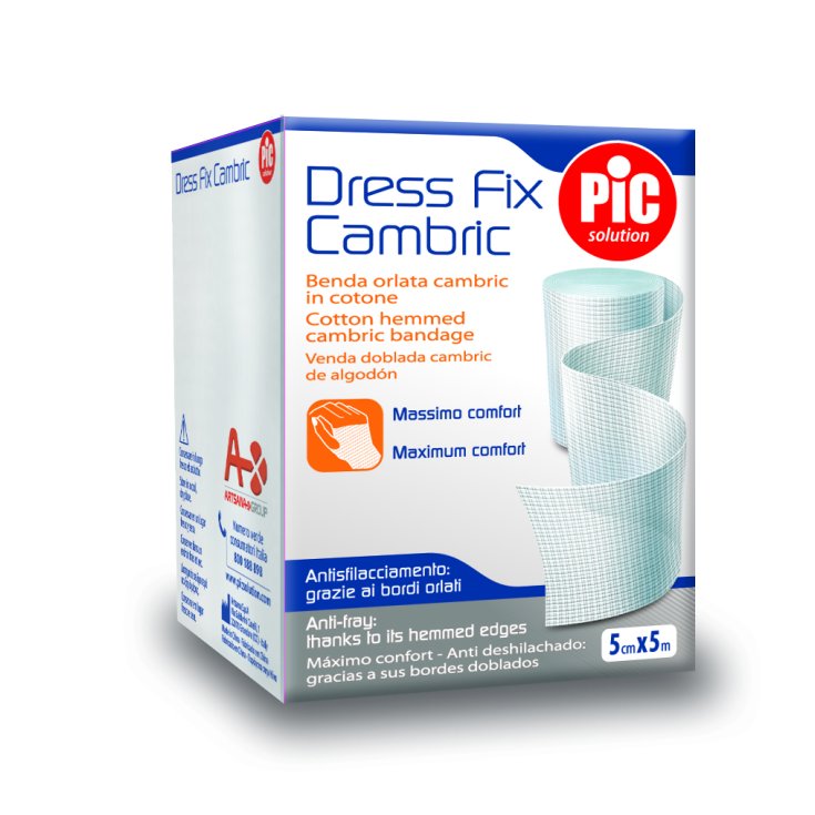 Artsana Dressa Fix Cambric Hemmed Bandage 5mx5cm