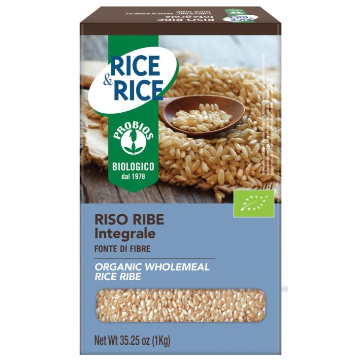 Riz & Riz Intégral Riz Ribe Lungo Probios 1kg