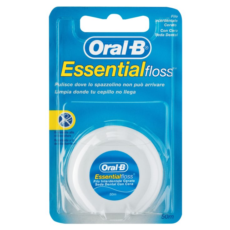 Oral-B® Essentialfloss ™ Fil dentaire ciré 50mt