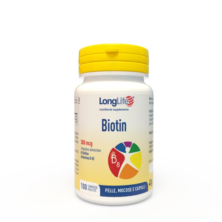 Biotine 300mcg LongLife 100 Comprimés Sécables