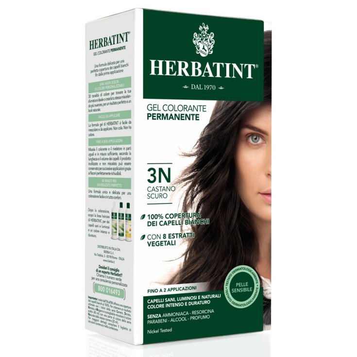 Herbatint Coloration Naturelle Nuance 3n Châtain Foncé 135ml
