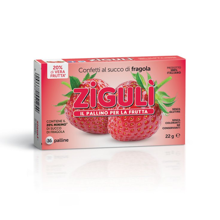 Ziguli Fraise 36 Boules 22g