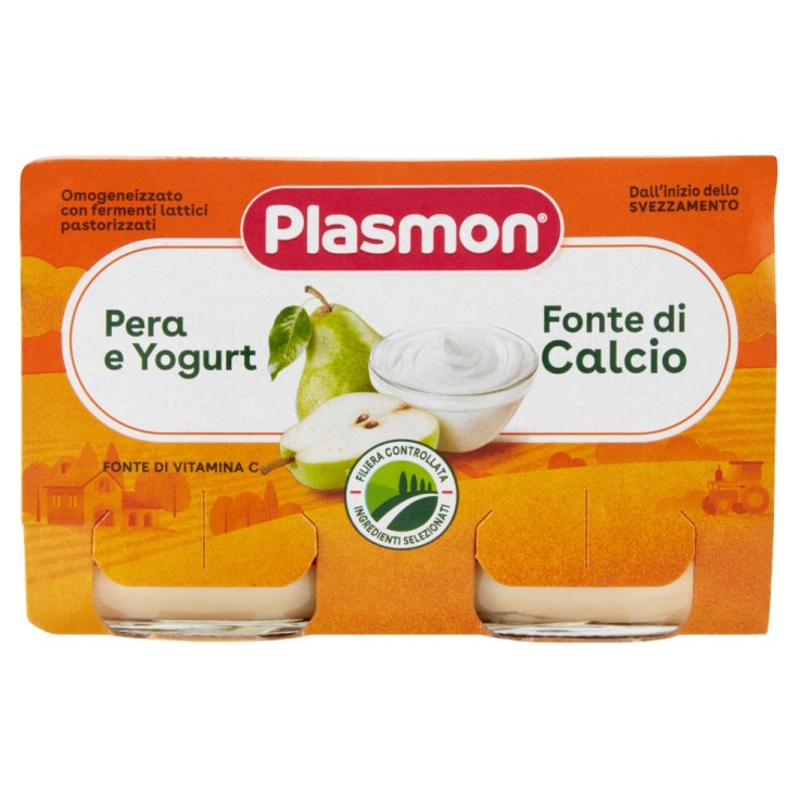 Plasmon Sapori Di Natura Snack Yaourt Et Poire 120gx2pz