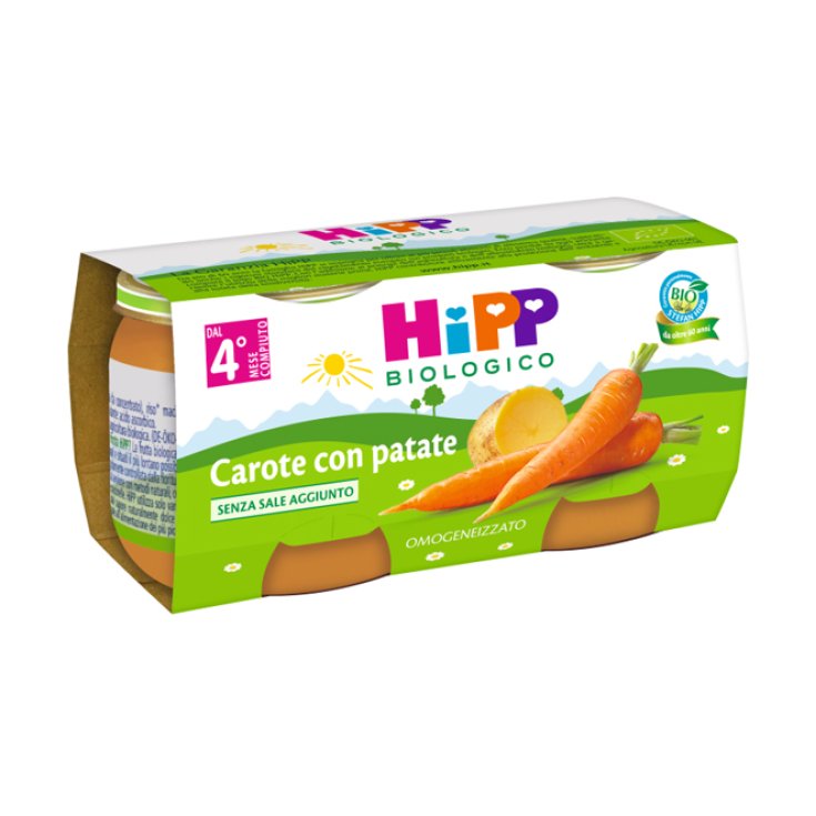 Hipp Carottes aux pommes de terre bio2x80g