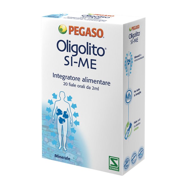 Pegaso® Oligolito® SI-ME Complément Alimentaire 20 Ampoules 2 ml Nouvelle Formule