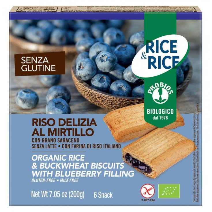 Rice & Rice Delizia Riz Aux Probios Myrtille Et Sarrasin 200g