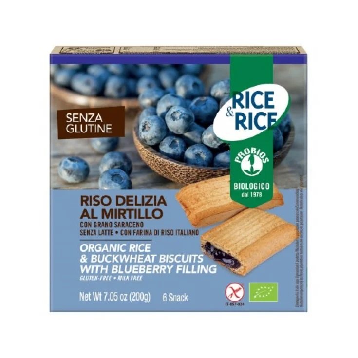 Rice & Rice Delizia Riz Aux Probios Myrtille Et Sarrasin 200g