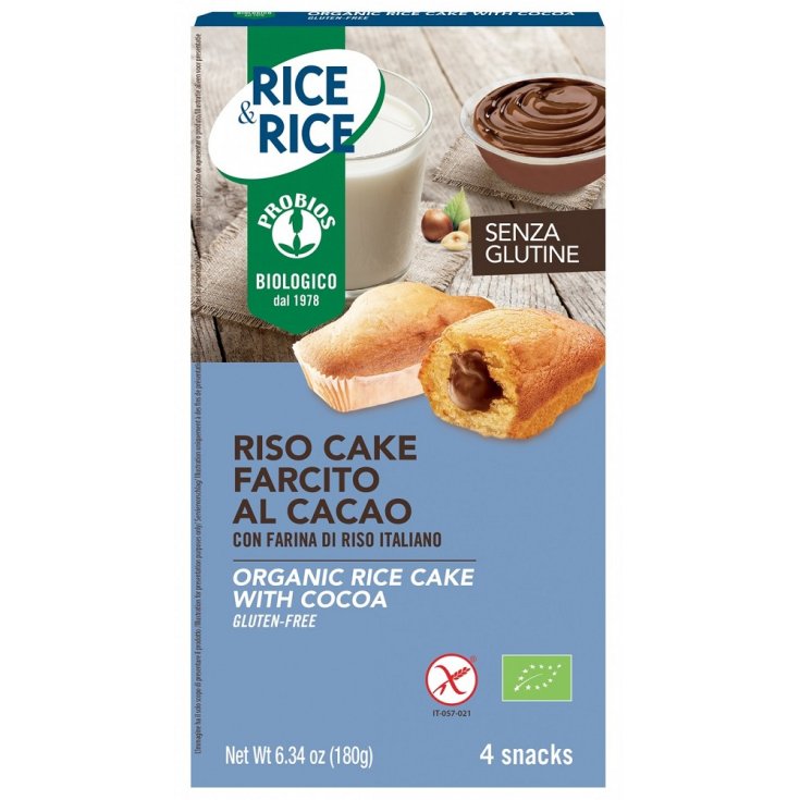 Riz & Riz Galette De Riz Au Cacao Probios 180g