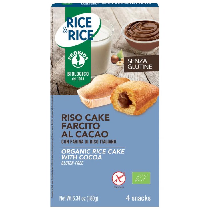 Riz & Riz Galette De Riz Au Cacao Probios 180g