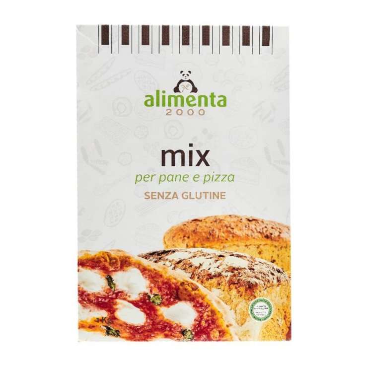 Alimenta 2000 Mélange de Farine Sans Gluten Pain Pizza 1kg