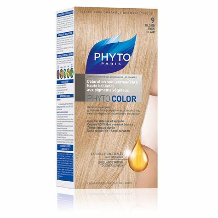 Phyto Phytocolor Coloration Permanente Coloration 9 Blond Très Clair