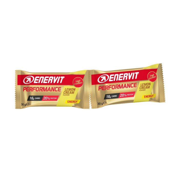Power Sport Performance Barre Goût Citron Crème Enervit 30g