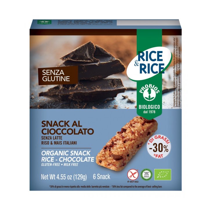 Rice & Rice Chocolate Rice Snack Probios 6x21g