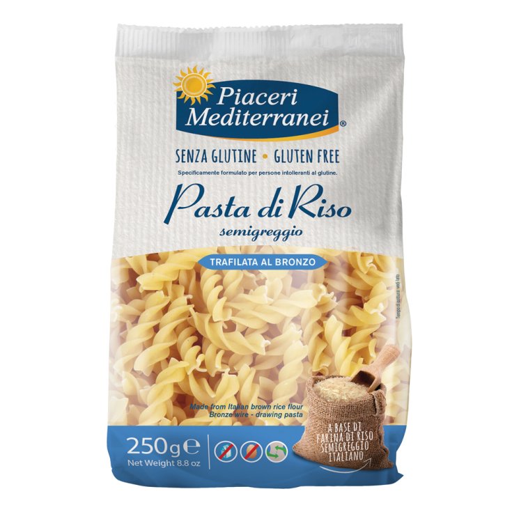 Piaceri Mediterranei Fusilli Pâtes de Riz Sans Gluten 250g