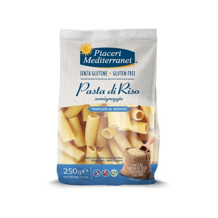 Piaceri Mediterranei Rigatoni Pâtes de Riz Sans Gluten 250g