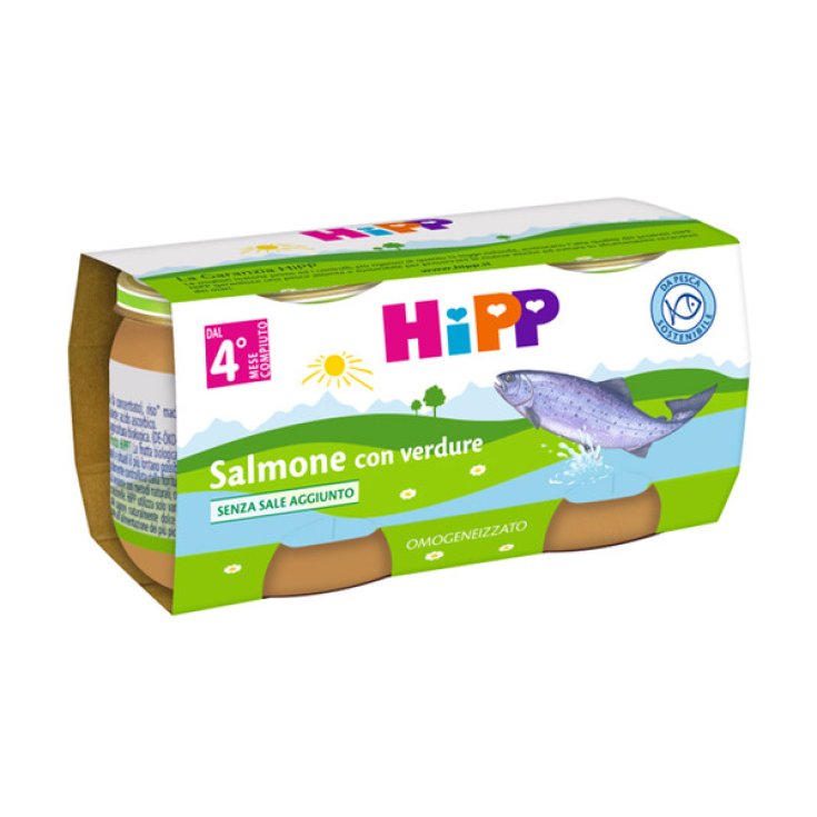 HiPP Saumon Bio aux Légumes 2x80g