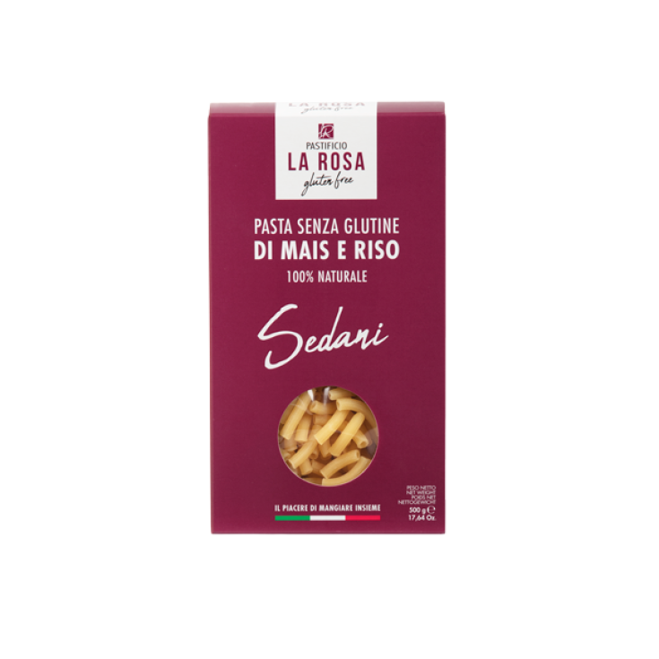 La Rosa Sedanini Pasta Factory Pâtes Sans Gluten 500g