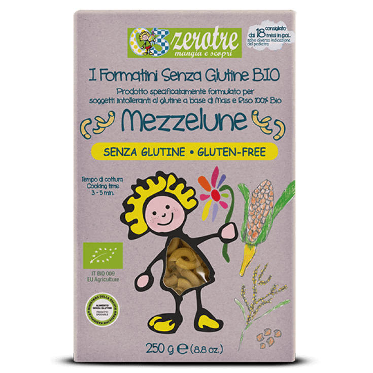 Rustichelle D'Abruzzo Mezzelune Bio Sans Gluten 500g