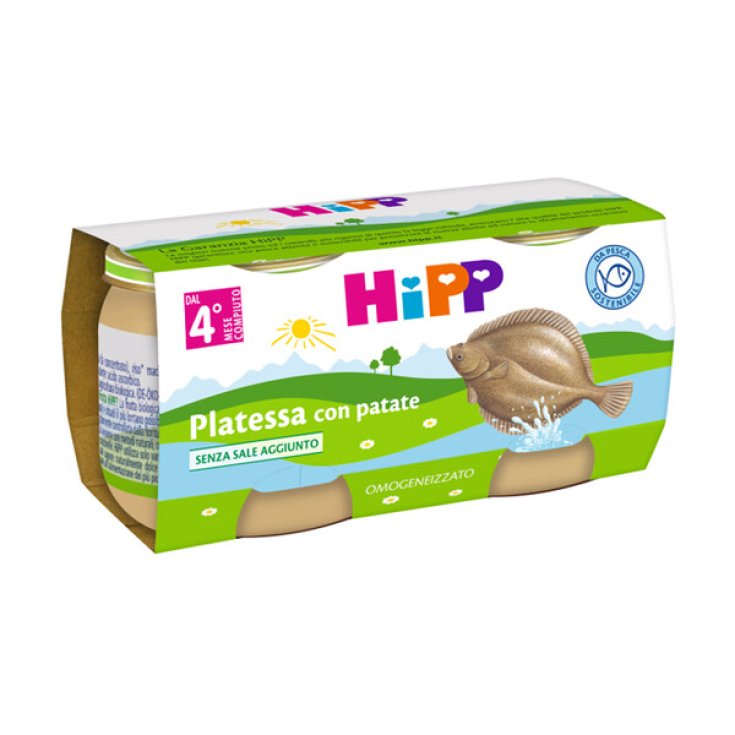 Plie aux pommes de terre bio HiPP 2x80g