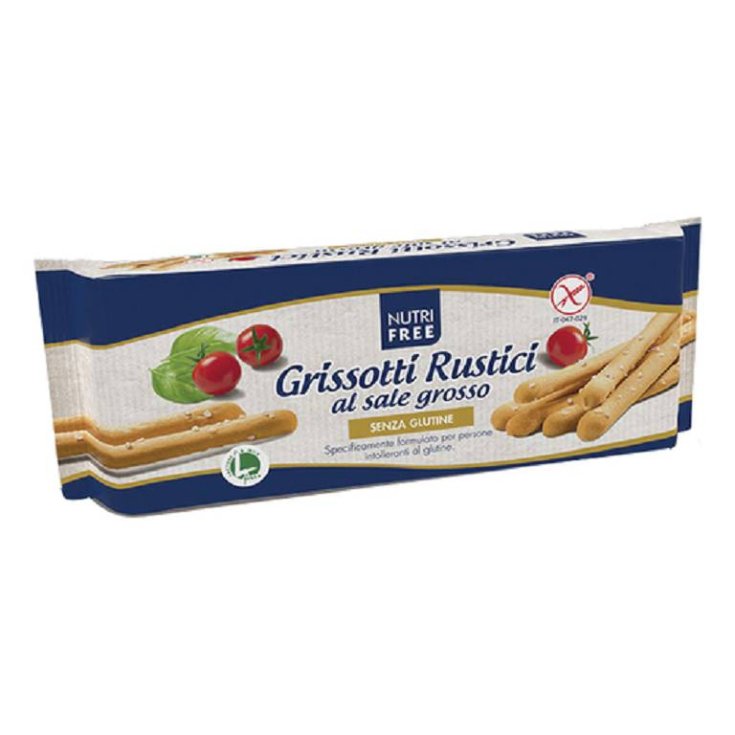 NutriFree Grissotti Rustique Au Gros Sel Sans Gluten 100g