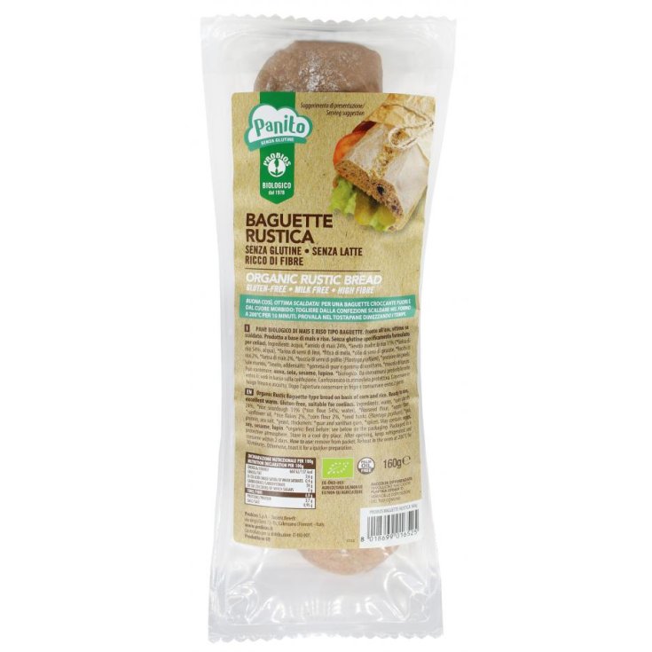 Panito Baguette Rustica Sans Gluten Probios 180g