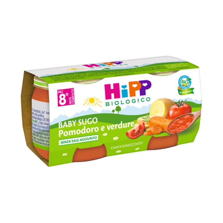 Baby HiPP Sauce Tomate et Légumes Bio 2x80g