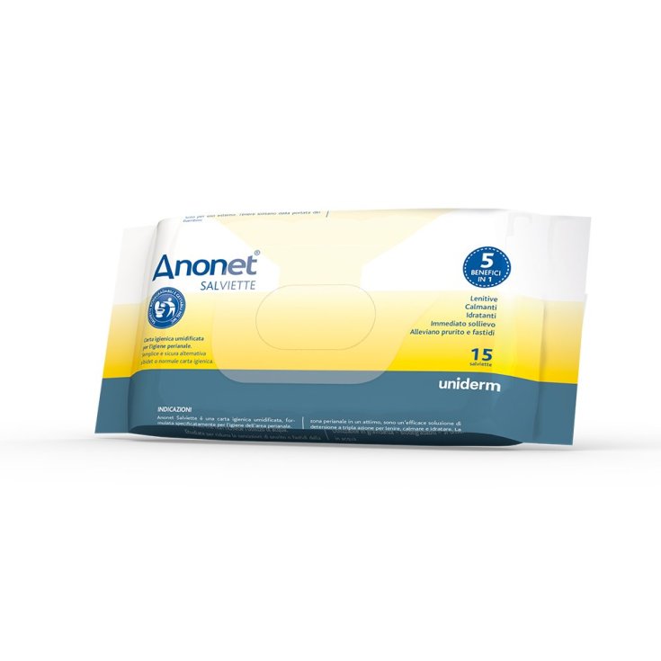 Anonet Lingettes UNIDERM 15 Lingettes