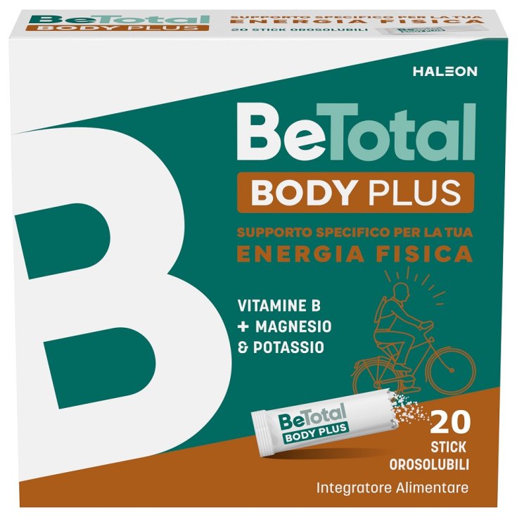 Be-Total Body Plus Goût Agrumes Complément Alimentaire 20 Sachets Orosolubles