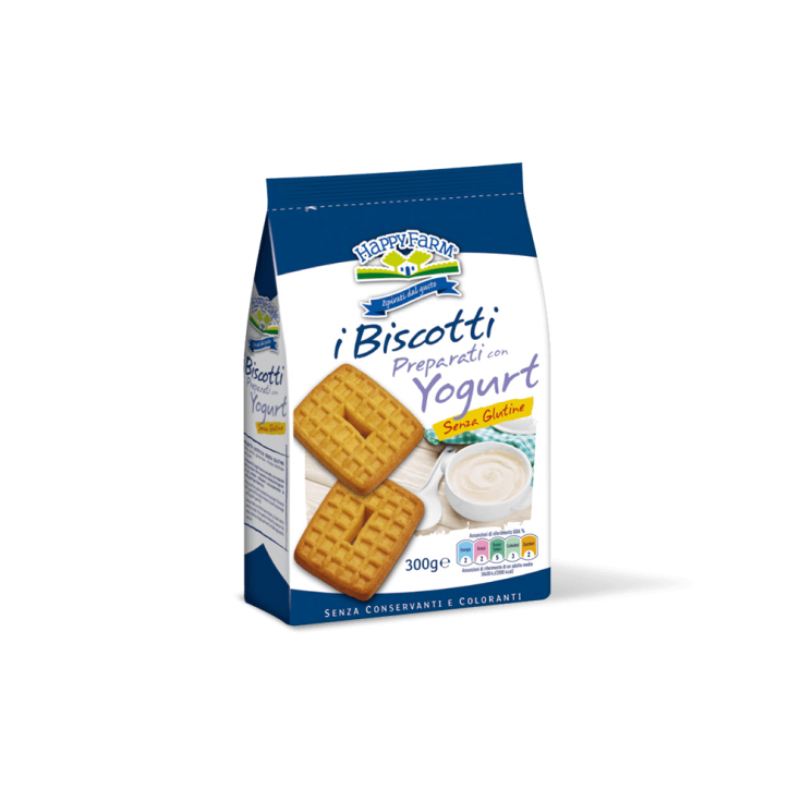 Happy Farm Biscuits Préparés Avec Yaourt Sans Gluten 300g