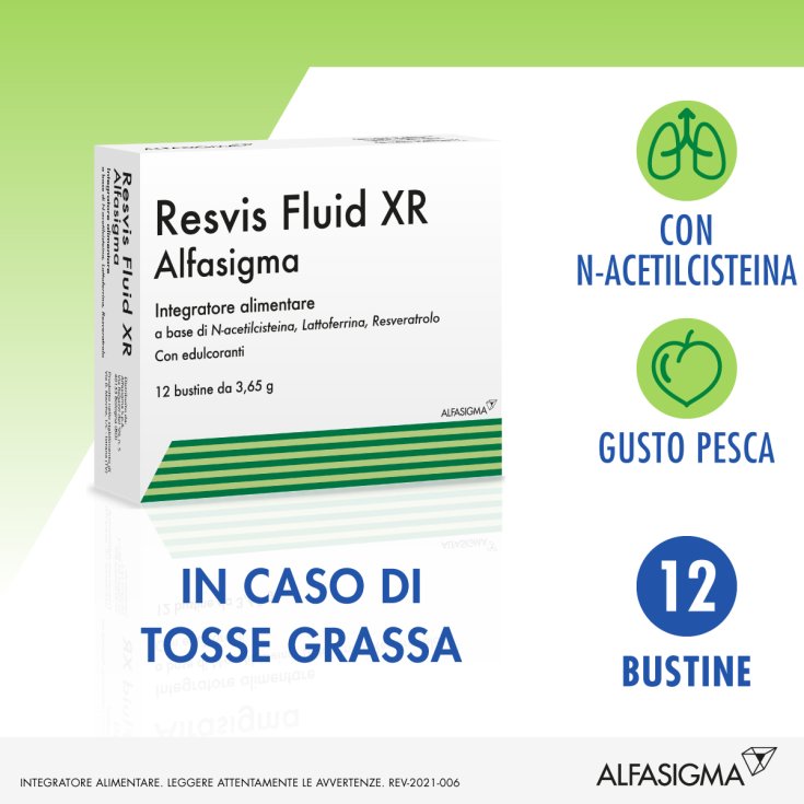 Resvis Fluid XR Alfasigma 12 Sachets