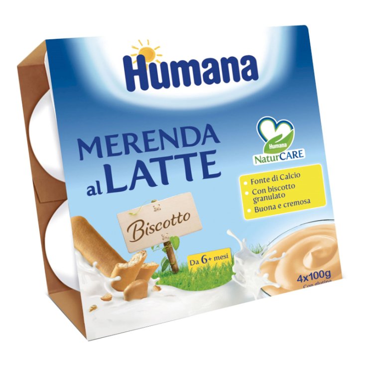 Humana Biscuit Collation au Lait 4x100g