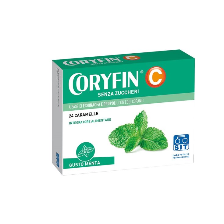 Coryfin Avec Vitamine C Comprimés De Menthol Sans Sucre 48g