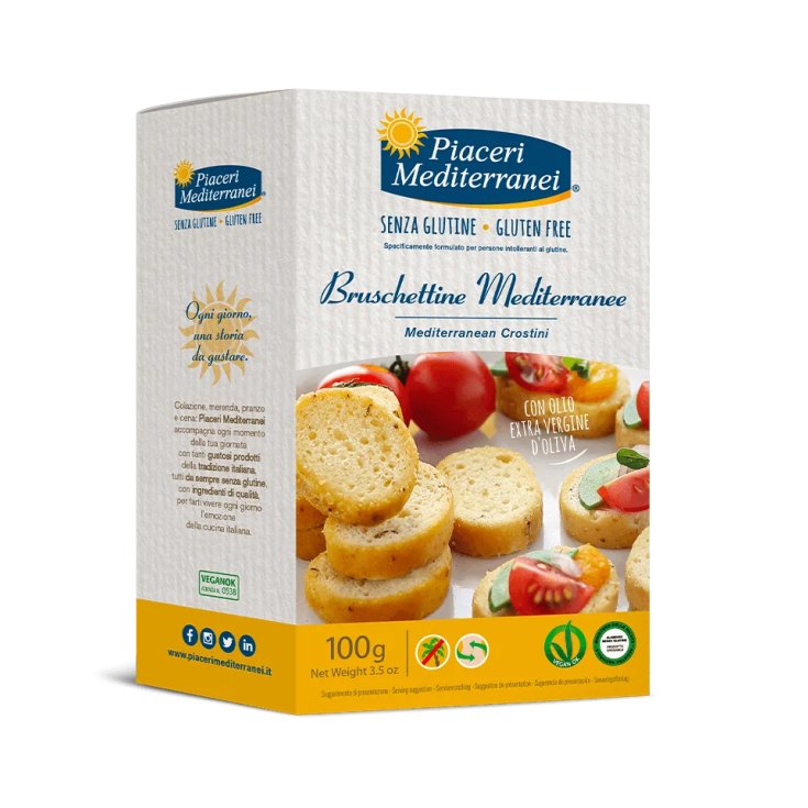 Piaceri Mediterranei Bruschettas Sans Gluten 100g