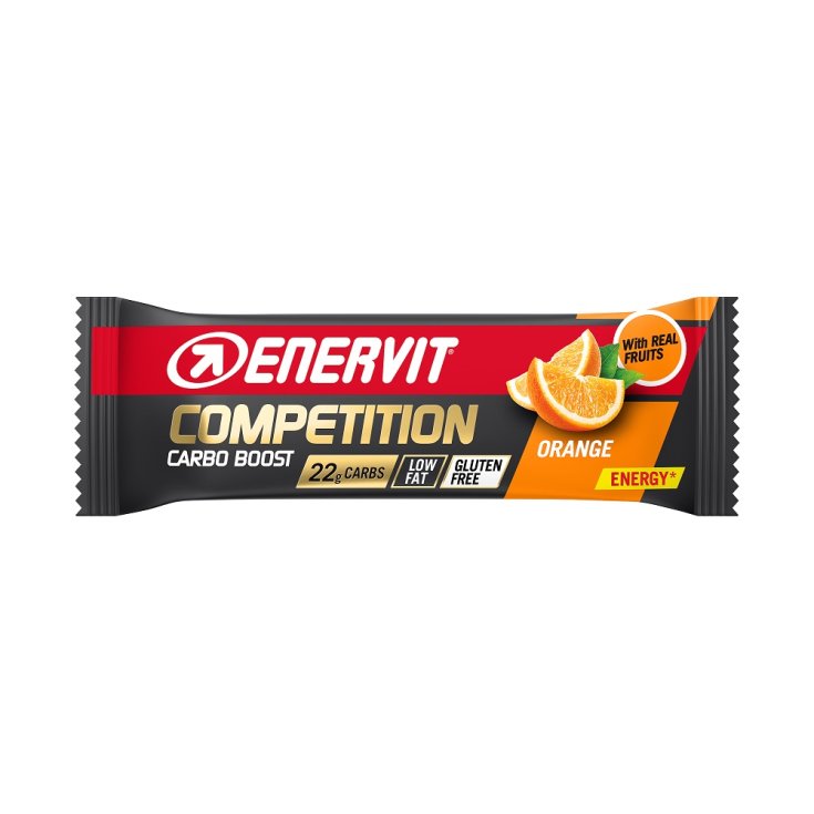 Power Sport Competition Performance Barre Goût Orange Enervit 30g
