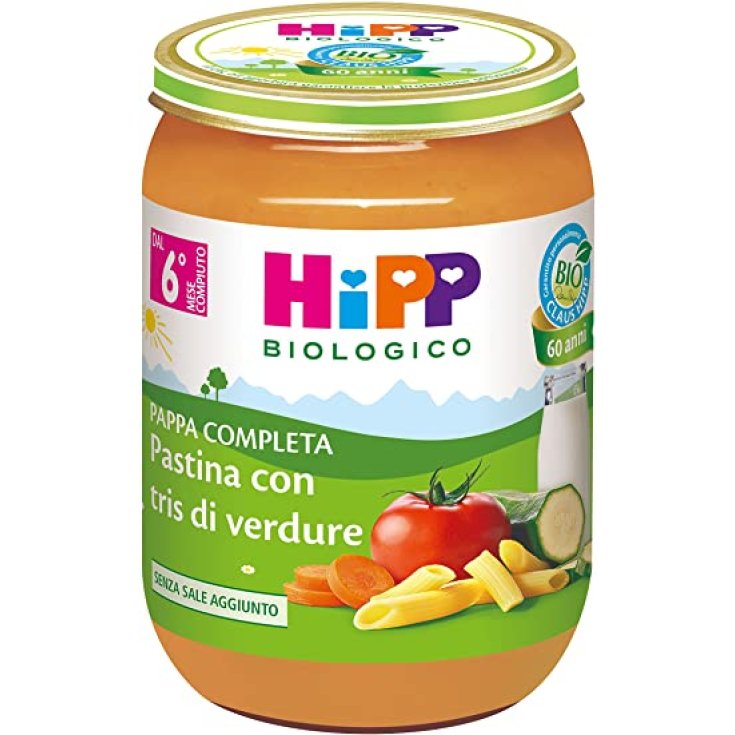 Pappa Complete Pastina au Trio de Légumes HiPP Bio 190g