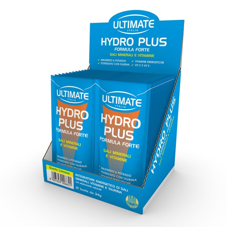 Ultimate Hydro Plus 12 Sachets Goût Citron