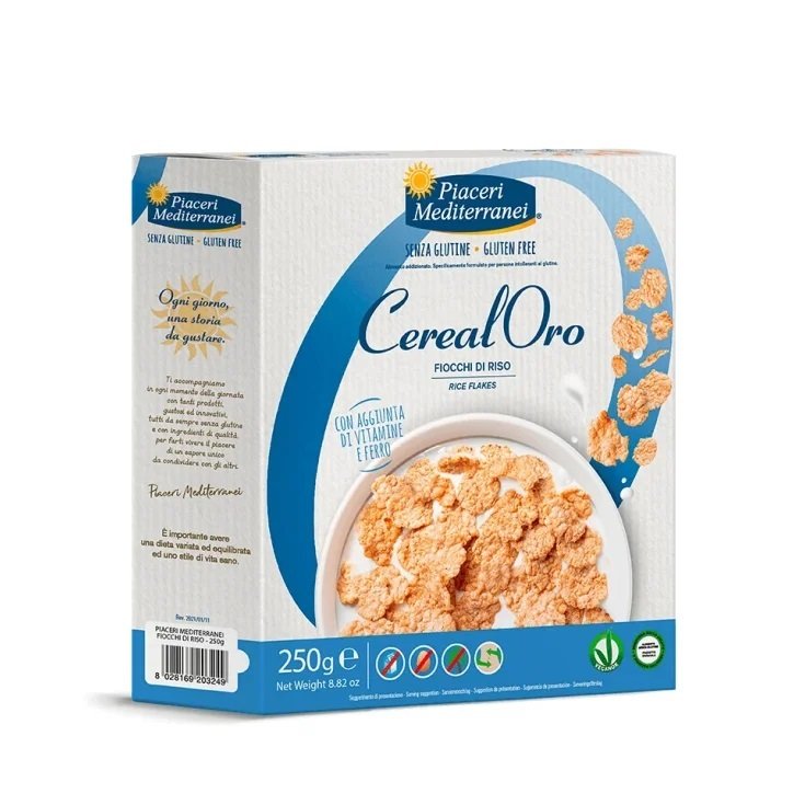 Piaceri Mediterranei CerealOro Flocons de riz sans gluten 250g