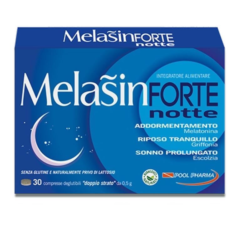 Melasin Forte Nuit Piscine Pharma 30 Comprimés