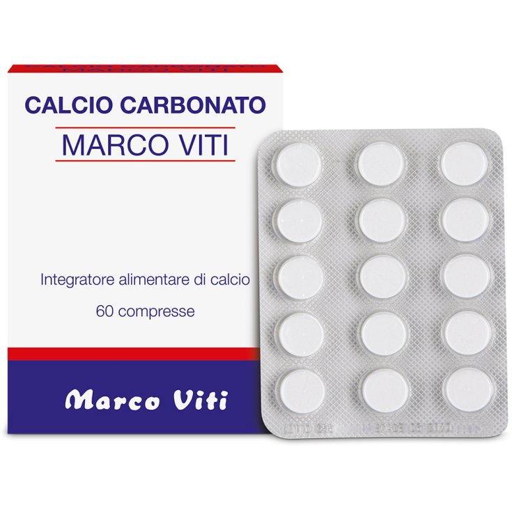 Carbonate de Calcium Marco Viti 60 Comprimés