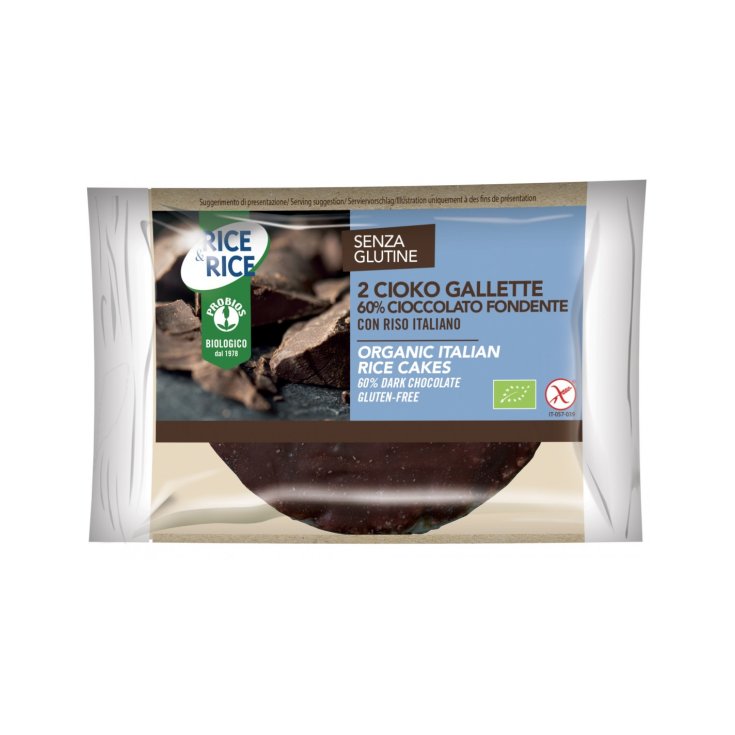 Rice & Rice Cioko Gallette Aux Probios Chocolat Noir 33g