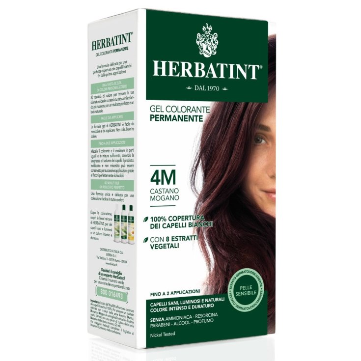 Herbatint Coloration Naturelle Nuance 4m Châtain Acajou 135ml