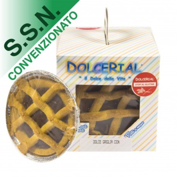 Dolcerial Dolce Grid Tarte Ciok Sans Gluten Goût Chocolat 300g